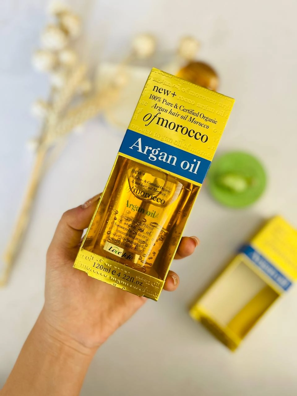 روغن آرگان نرم کننده و ضد موخوره لاو جوجو اصل