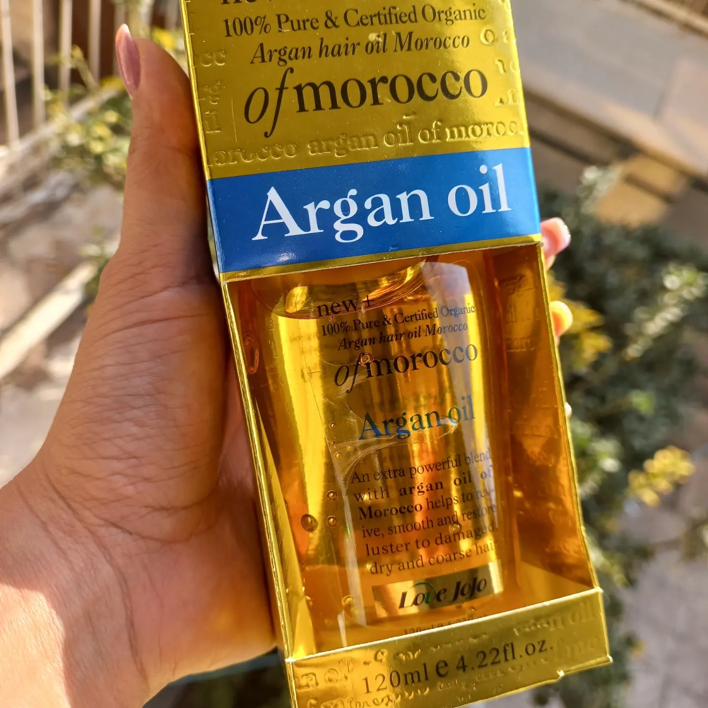 روغن آرگان نرم کننده و ضد موخوره لاو جوجو اصل