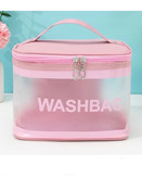 واش بگ یا کیف لوازم آرایش ضد آب مدل استوانه ای