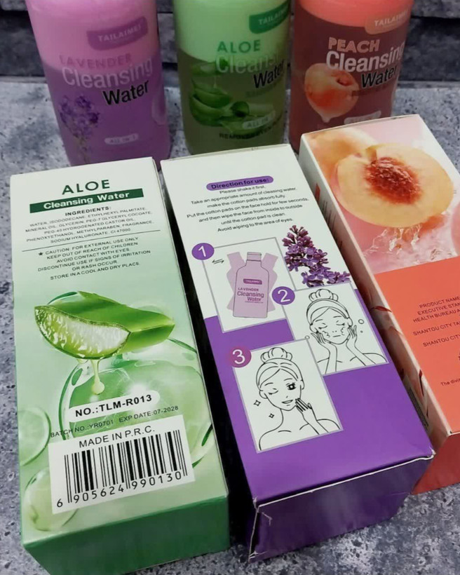 میسلار واتر یا محلول پاک کننده آرایش دوفاز تایلامی سایز بزرگ