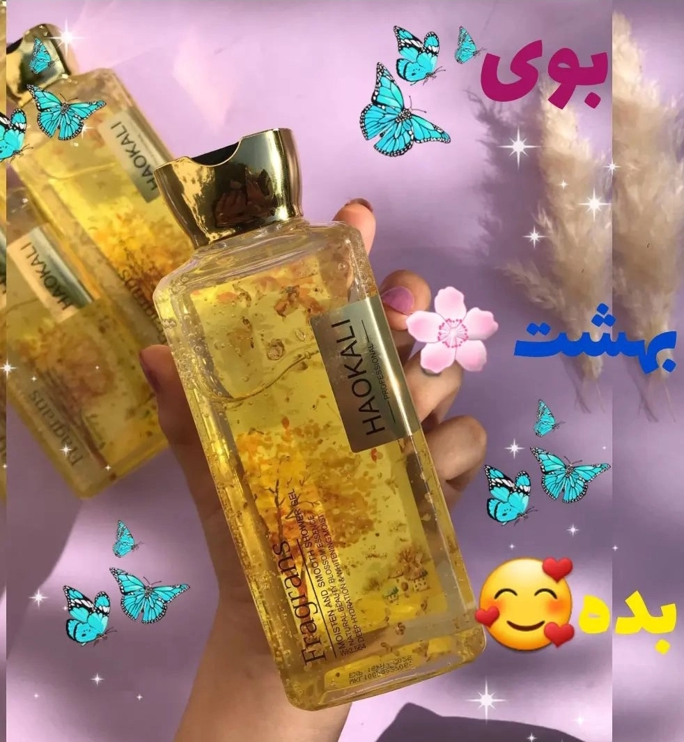 شاور ژل یا شامپو بدن گلبرگ دار بسیار خوشبو برند وکالی