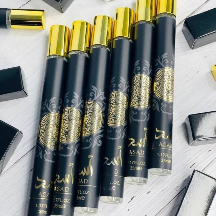 عطر قلمی اسد مشکی مردانه ۳۵ میل اماراتی با ماندگاری عالی