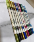 مداد شمعی دو کاره برند ام ان ، خط لب و خط چشم با رنگبندی جذاب