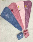 حوله سر حمام نانو دکمه دار مناسب موهای کوتاه و بلند