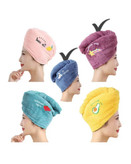 حوله سر حمام نانو دکمه دار مناسب موهای کوتاه و بلند