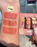 رژ لب جامد پک ۳ عددی مات و مخملی کالر کاستل