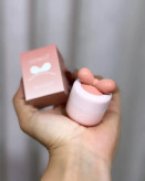 رژ لب خیس و بالم لب کره ای مدل پاپیونی همراه با براش مخصوص