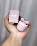 رژ لب خیس و بالم لب کره ای مدل پاپیونی همراه با براش مخصوص