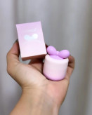 رژ لب خیس و بالم لب کره ای مدل پاپیونی همراه با براش مخصوص