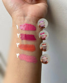 رژ لب خیس و بالم لب کره ای مدل پاپیونی همراه با براش مخصوص