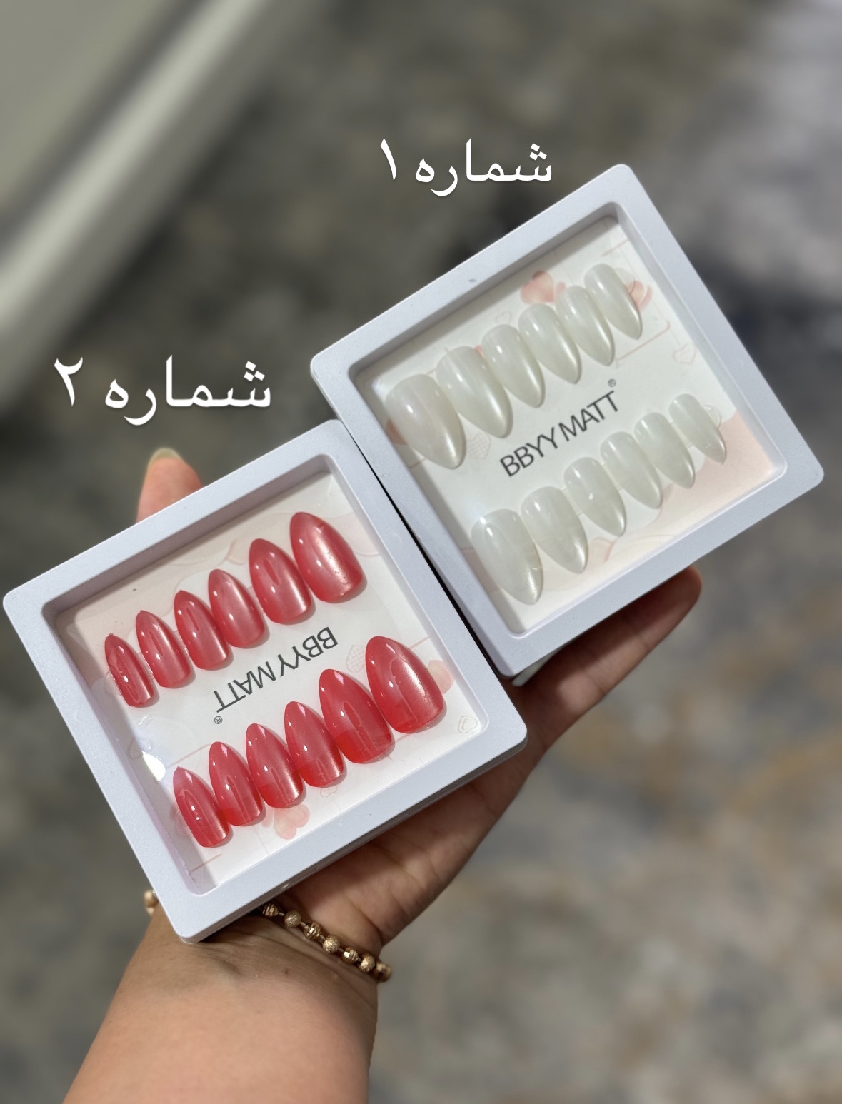 ناخن مصنوعی بزرگسالان کرومی ۱۲ عددی